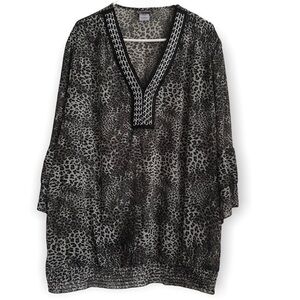 Evolution Shirt Just My Size Women’s Size 4X Black Top Pull‎ Over